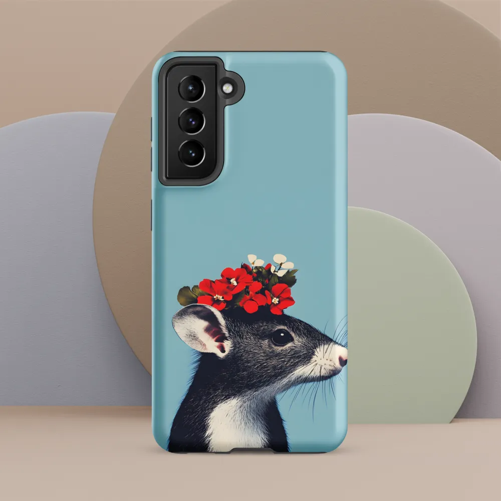 Whimsical Flora: A Mouse's Floral Crown