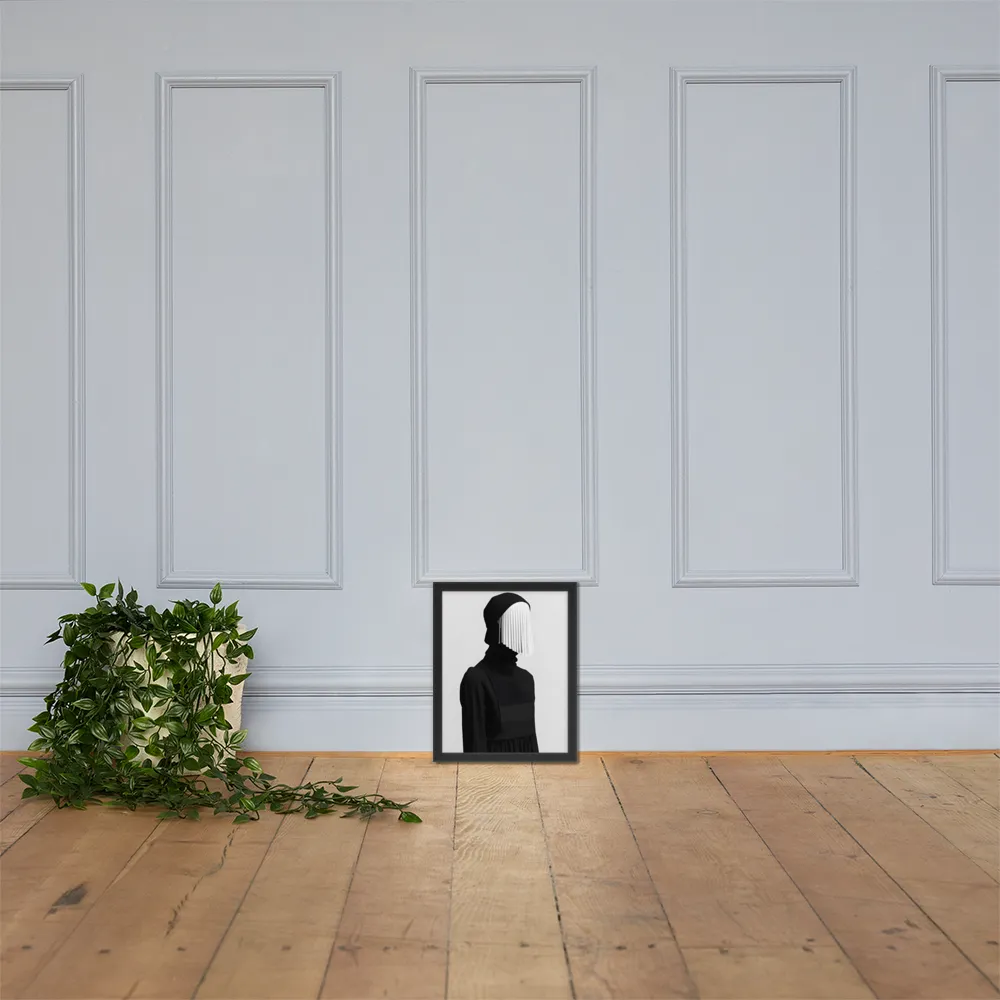 Veil of Mystery | Poster with Black Frame | 11″×14″