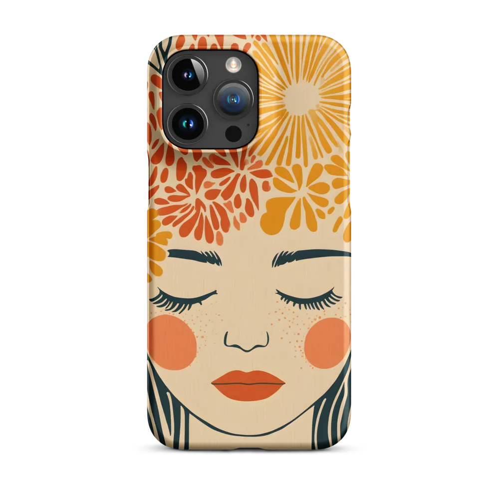 Serenity in Bloom | Phone Case |  15 Pro Max | Snap Case | Matte