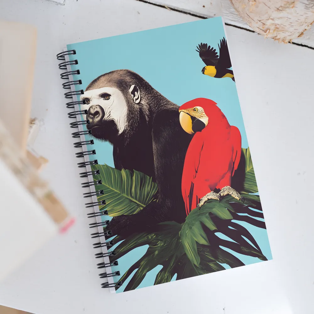 Tropical Harmony: A Celebration of Wildlife | Spiral Notebook