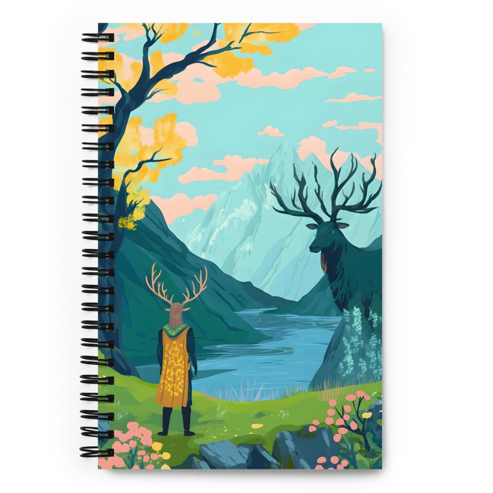 The Serene Guardian of the Landscape | Spiral Notebook