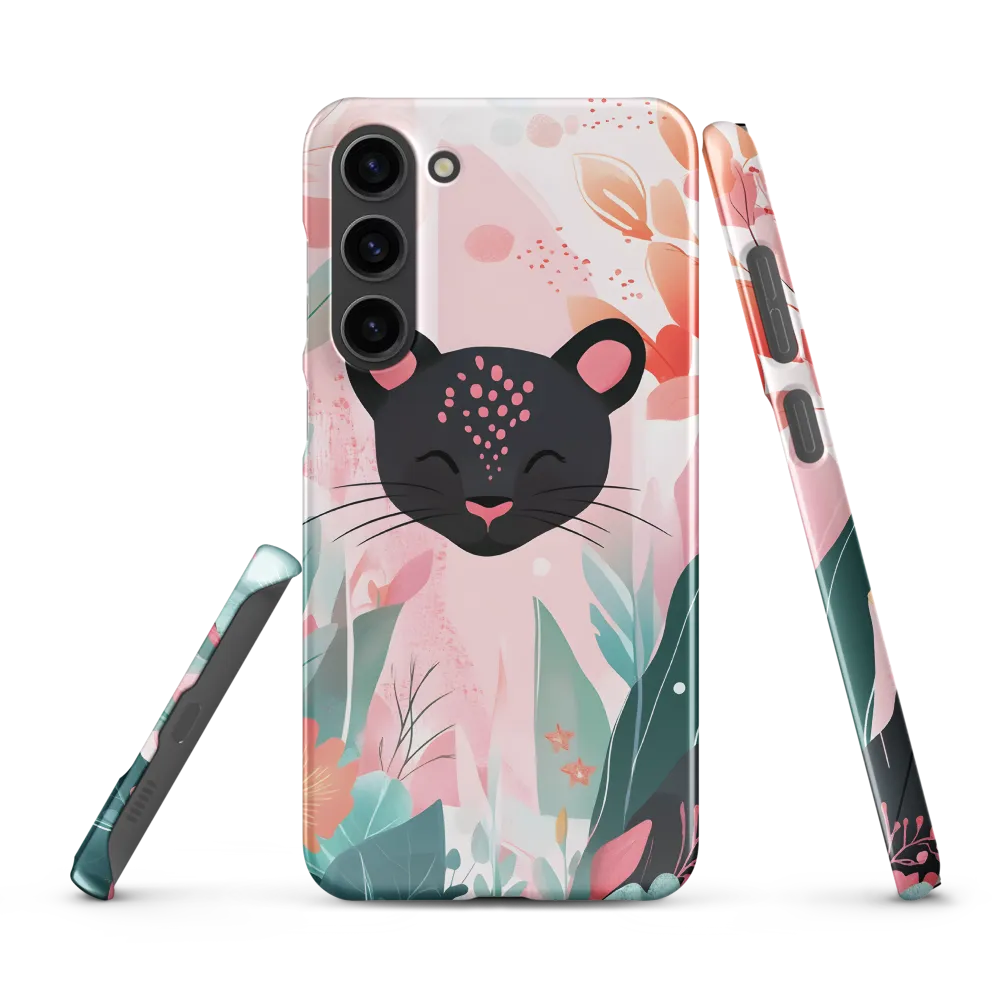 Whimsical Panther in Bloom