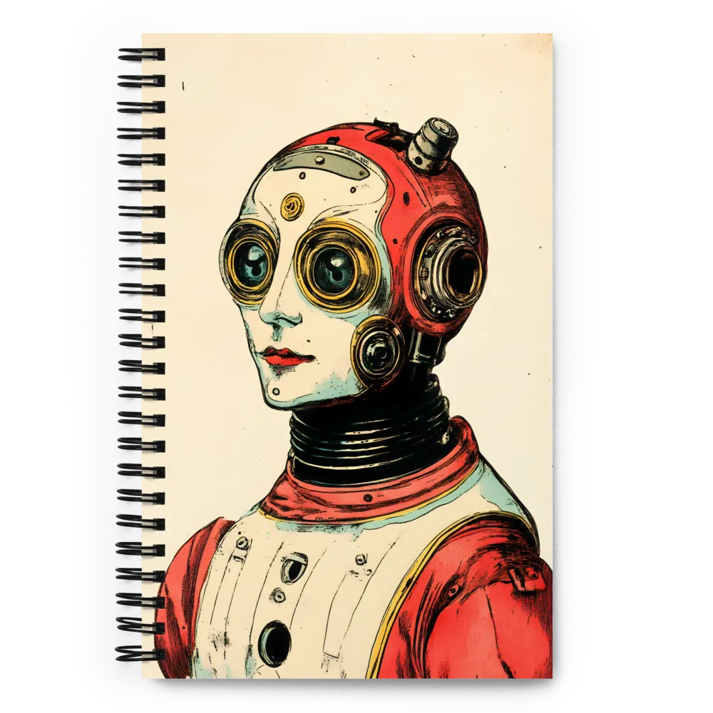 Ethereal Automaton | Spiral Notebook