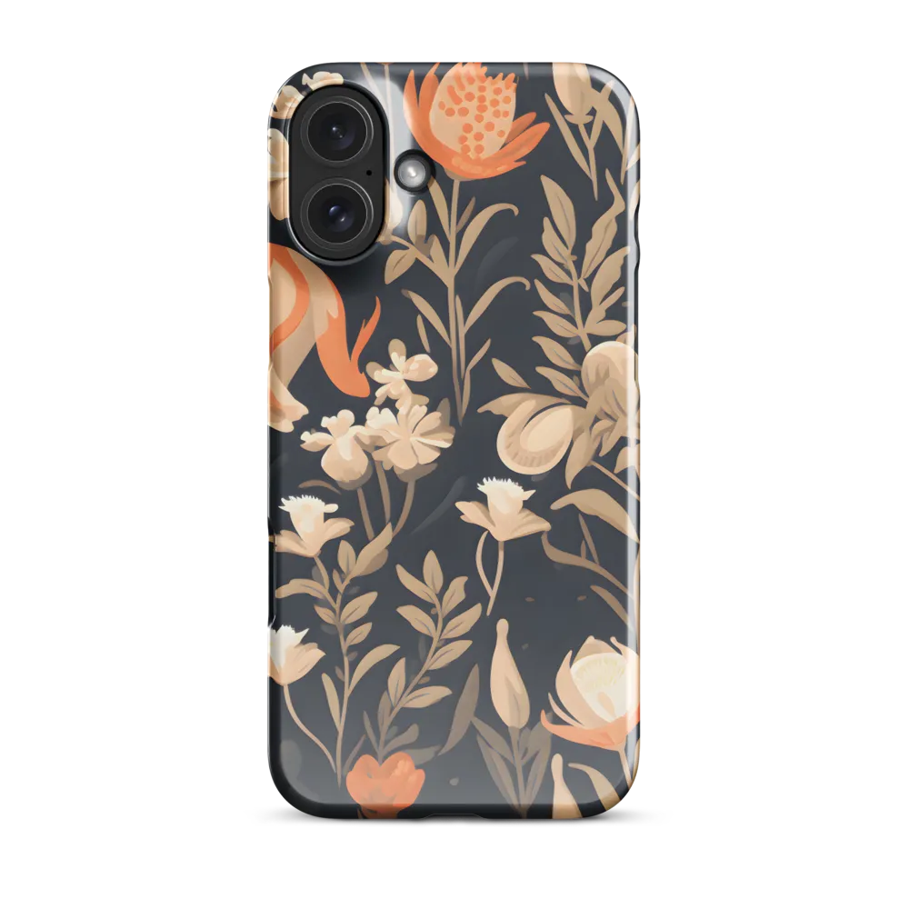 Floral Harmony: A Dance in the Dark