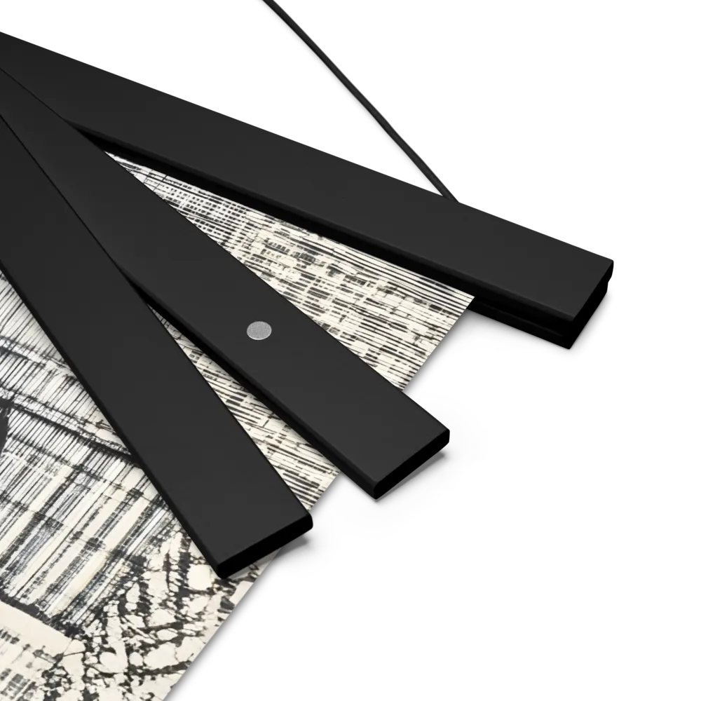 Urban Reflections: A Shopping Narrative | Poster With Black Wood Hanger | 18″×18″