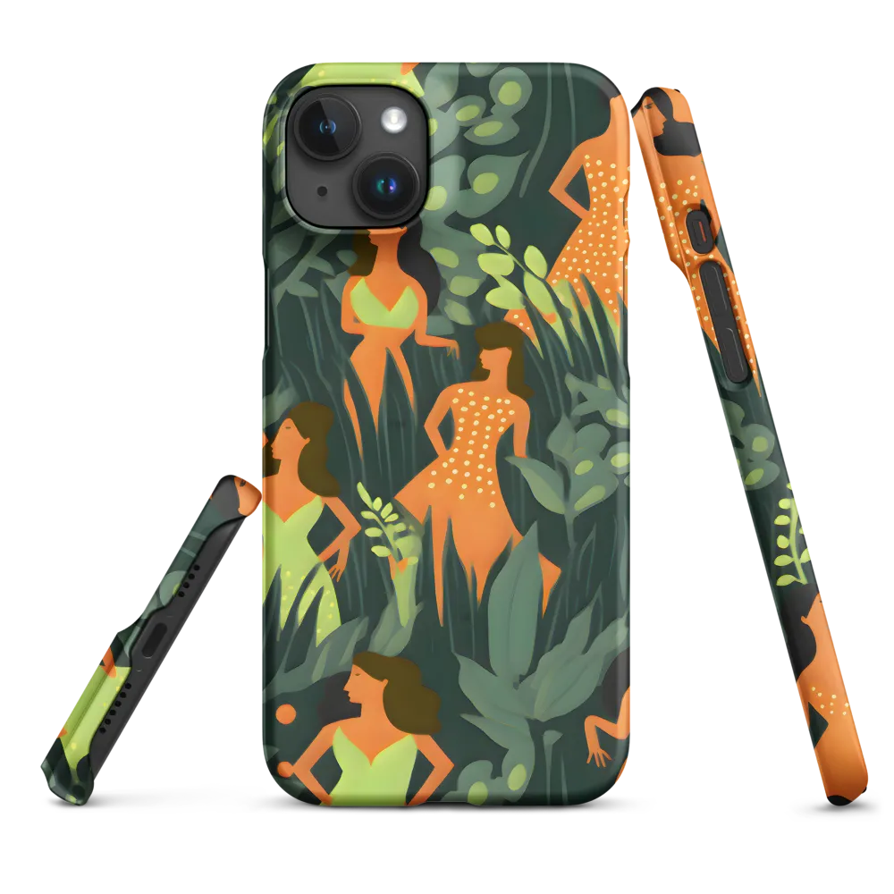 Playful Harmony in Patterns | Phone Case |  15 Plus | Snap Case | Matte