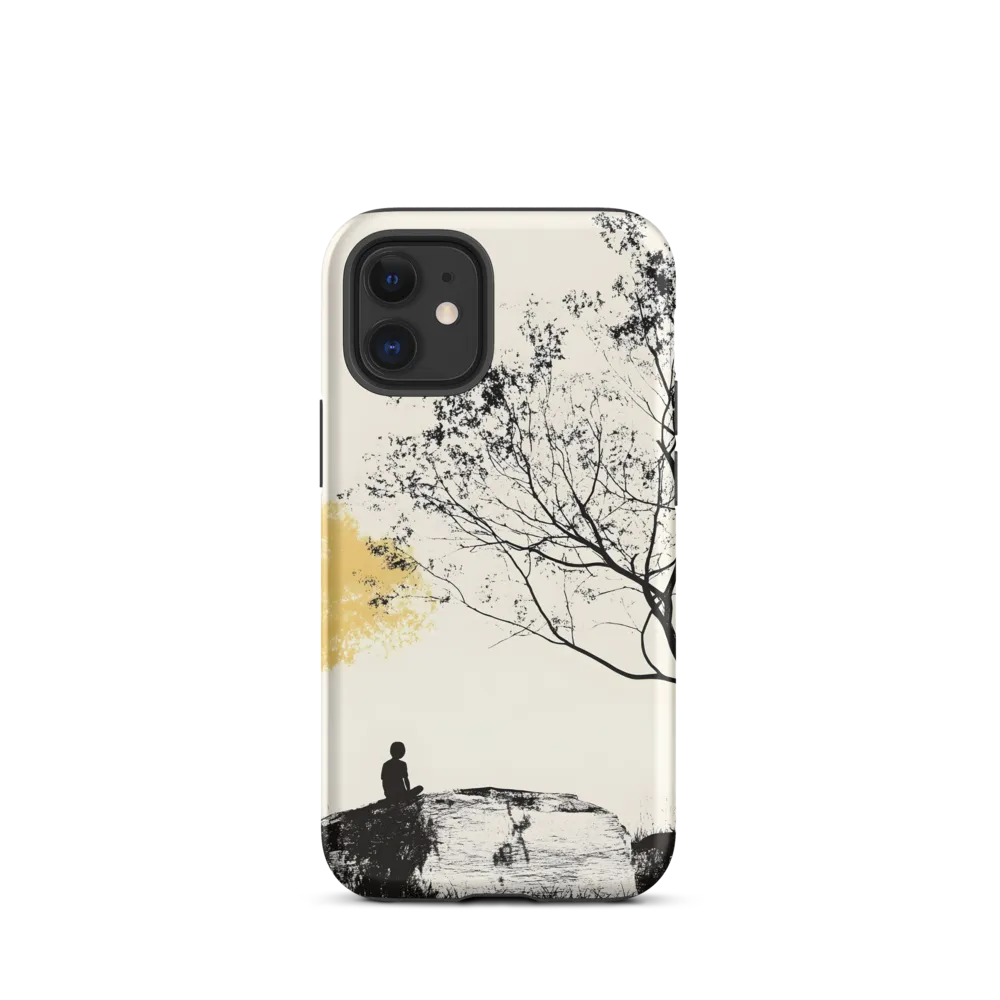 Whispers of Solitude | Phone Case |  12 mini | Tough Case | Matte