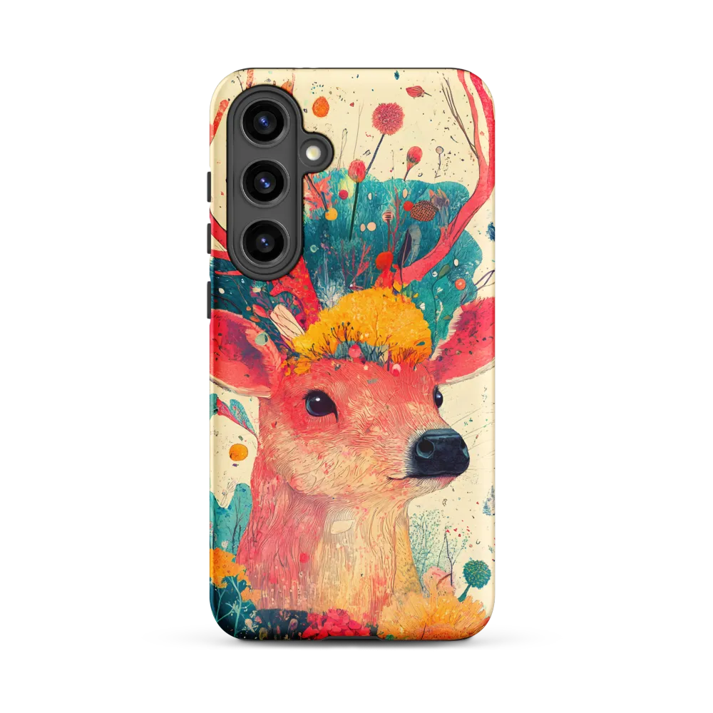 Whimsical Harmony: A Deer in Bloom