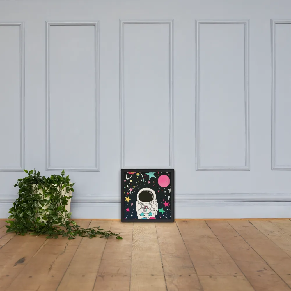 Cosmic Dreamer | Poster with Black Frame | 14″×14″
