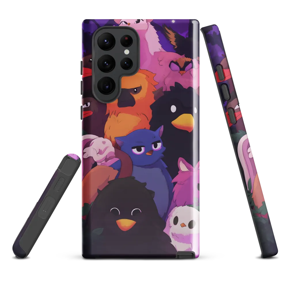 Whimsical Avian Gathering