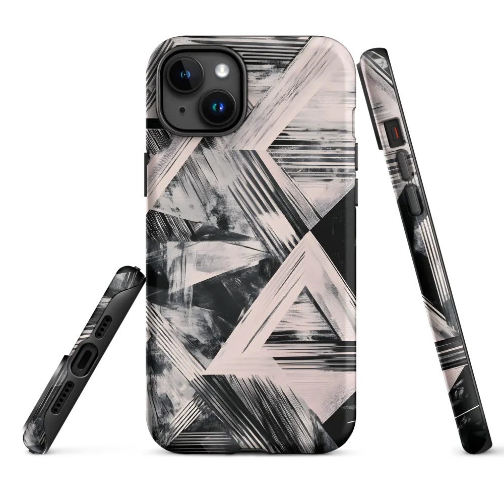 Geometric Harmony | Phone Case |  15 Plus | Tough Case | Matte