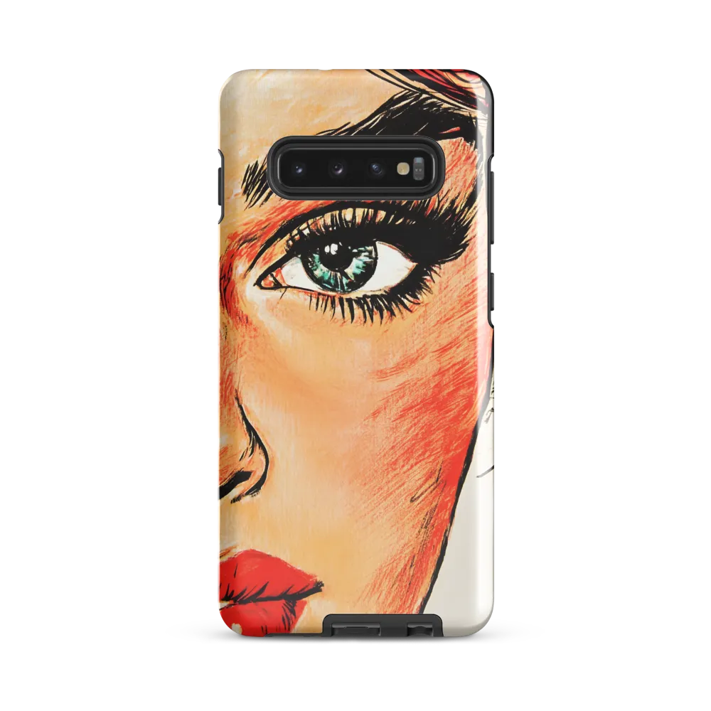 Gaze of Elegance | Phone Case |  S10 Plus | Tough Case | Glossy