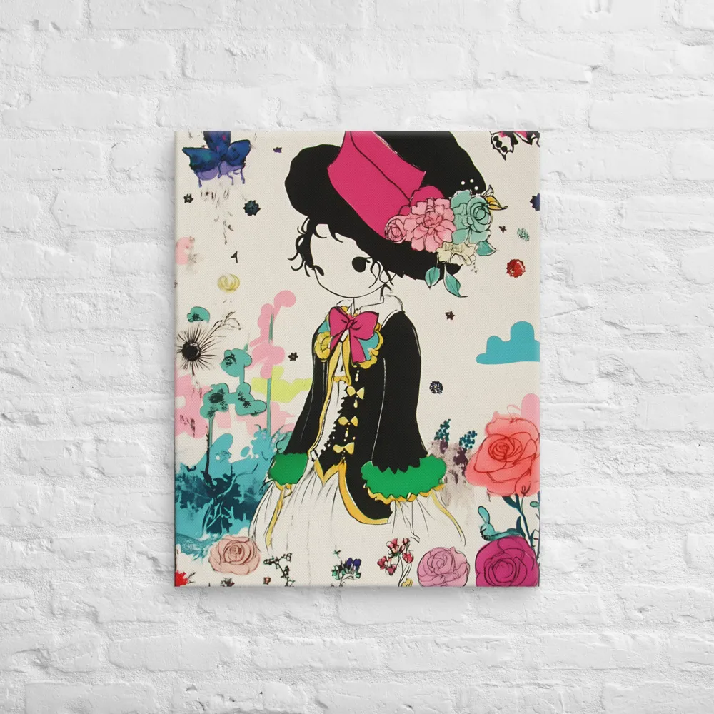 Whimsical Garden Reverie | Canvas | 24″×30″