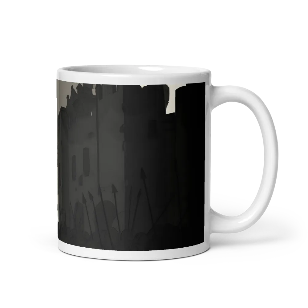 March of Valor: A Medieval Assembly | Mug with White inside | 11 oz