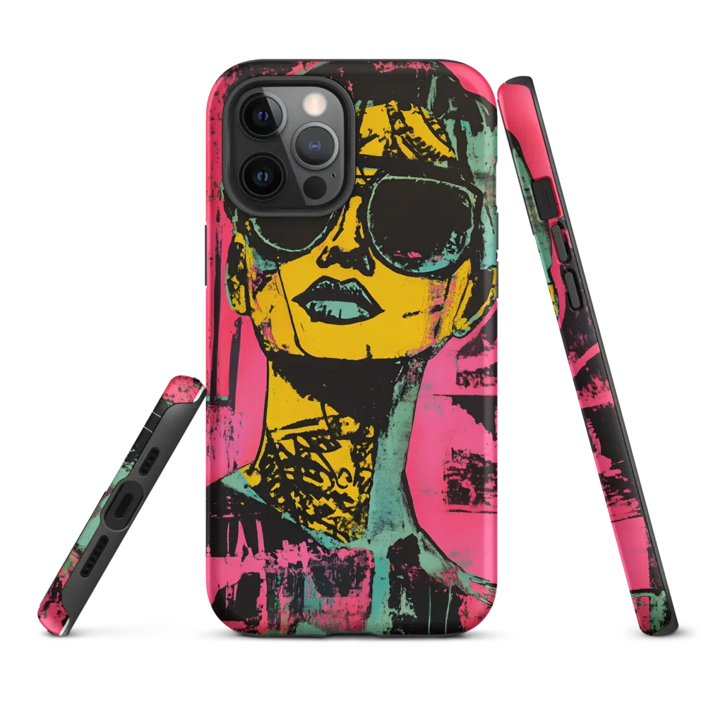 Confident Portrait in Neon Colors