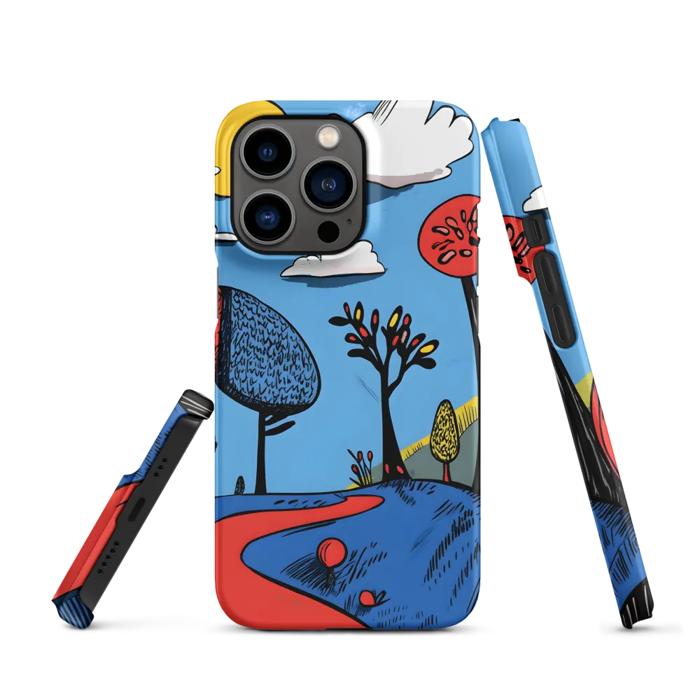 A Playful Journey Through Whimsical Woods | Phone Case |  13 Pro | Snap Case | Matte