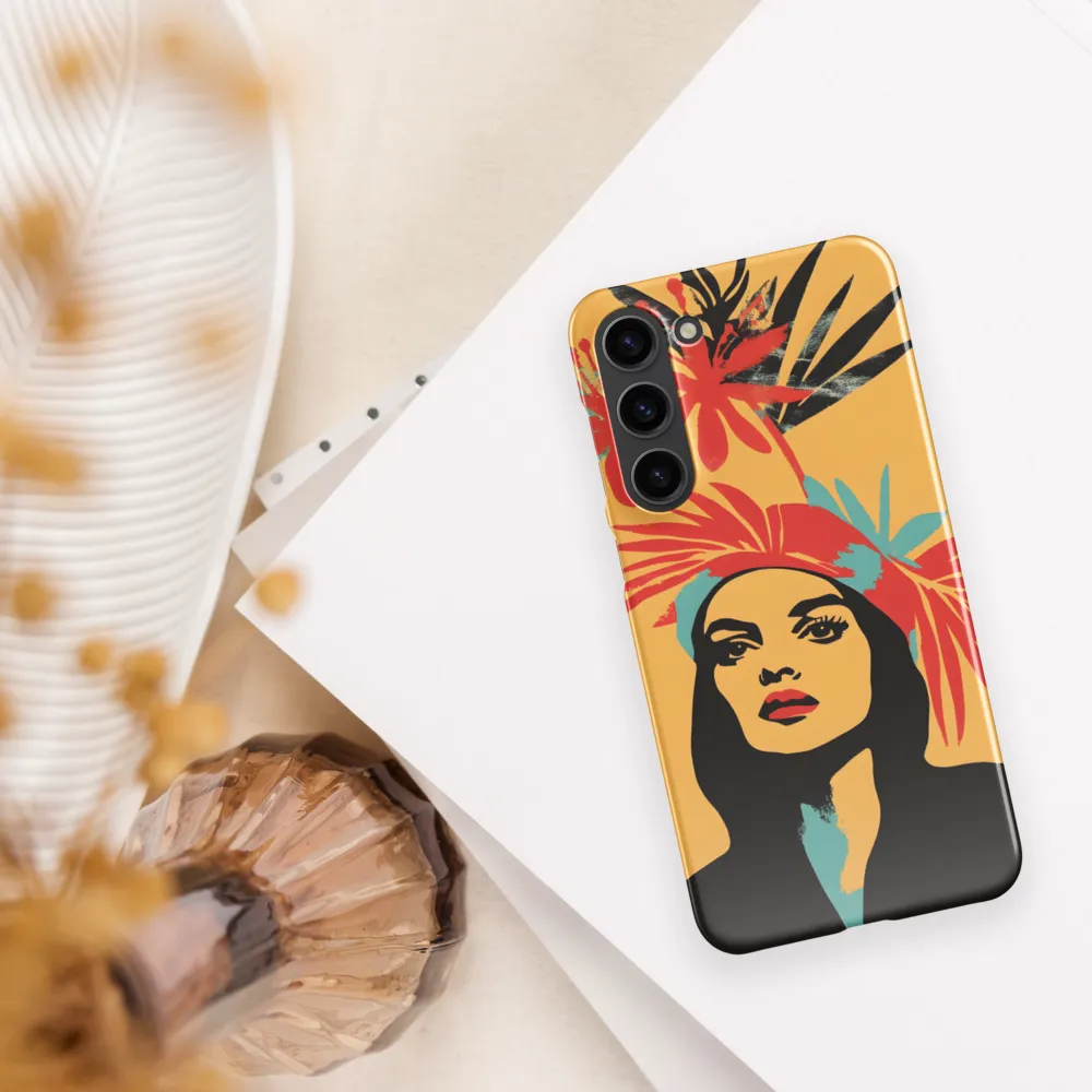 Tropical Elegance | Phone Case |  S23 Plus | Snap Case | Glossy
