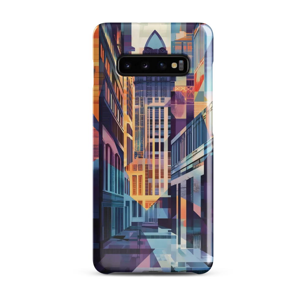 Urban Symphony: A Digital Cityscape | Phone Case |  S10 Plus | Snap Case | Glossy