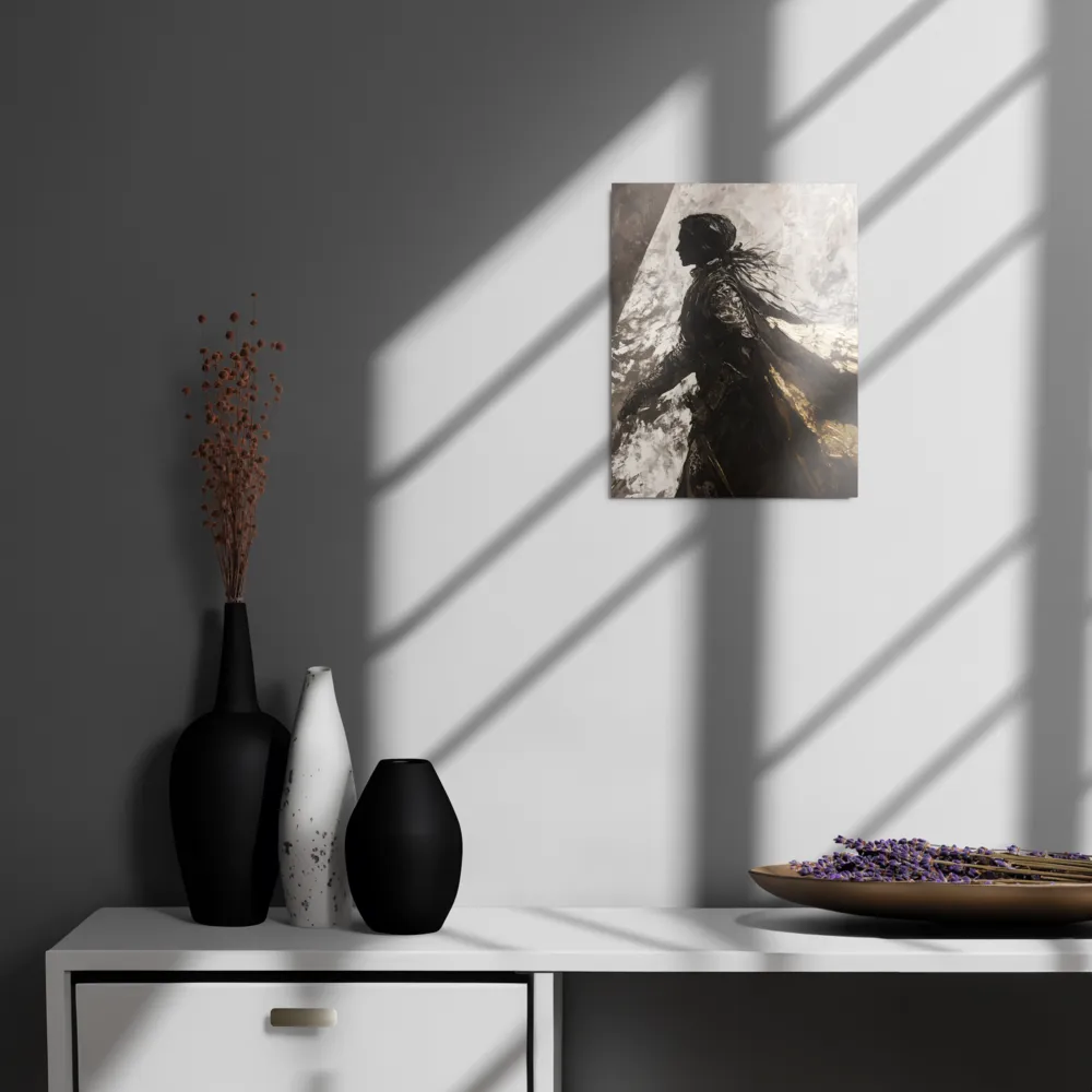 The Silhouette of Valor | Metal Print | 11″×14″