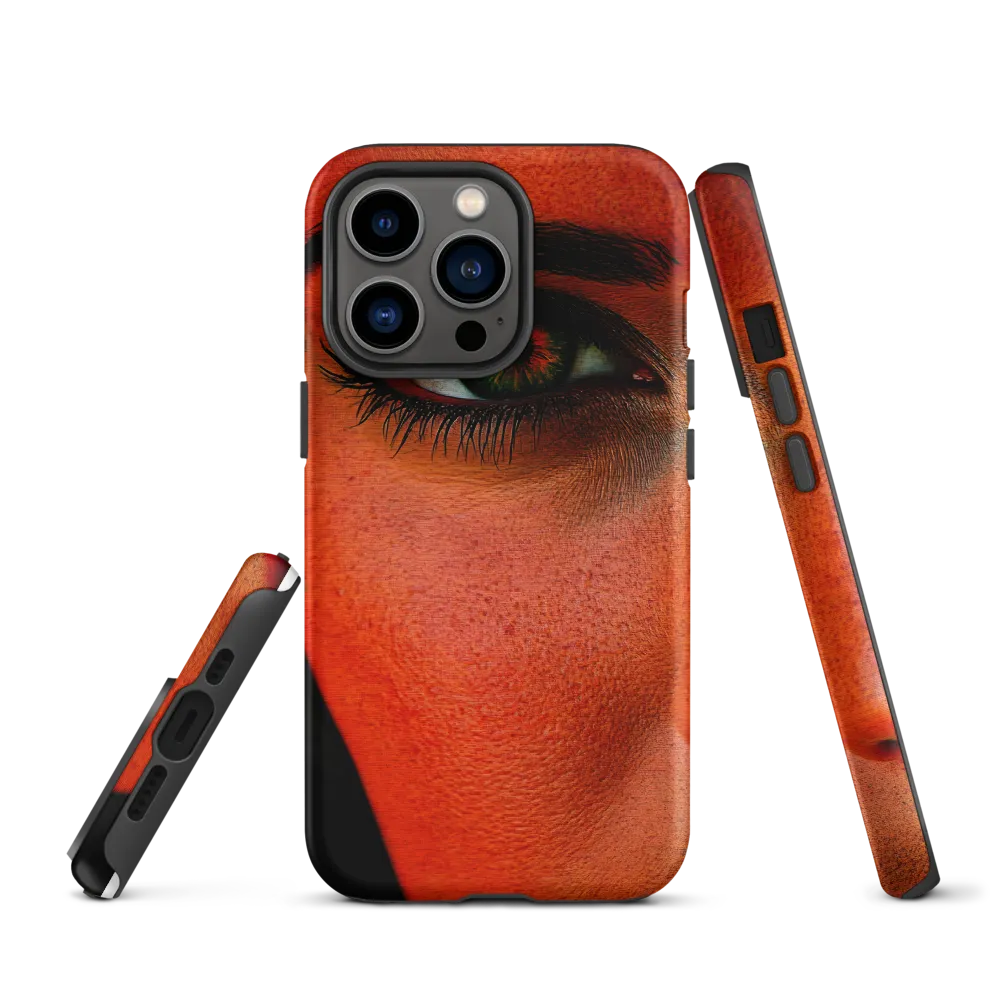 Ember Gaze — Close Study of an Iris