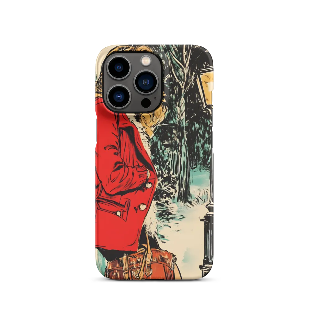 Winter Glamour in Red | Phone Case |  13 Pro | Snap Case | Matte