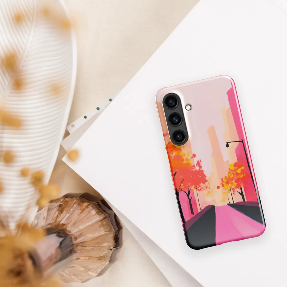 Autumn Serenity in the City | Phone Case |  S24 | Snap Case | Glossy