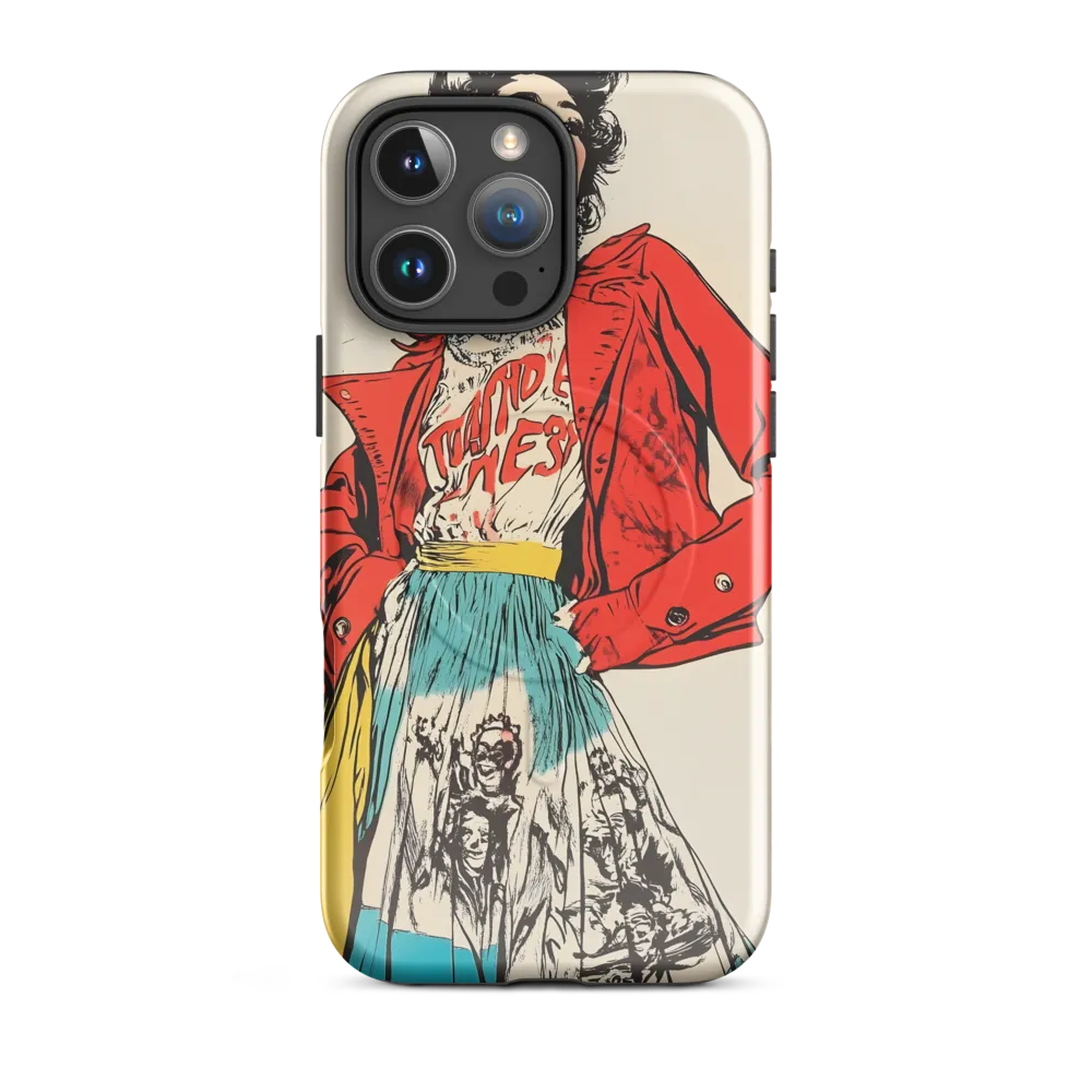Vibrant Elegance: A Pop Art Fashion Statement