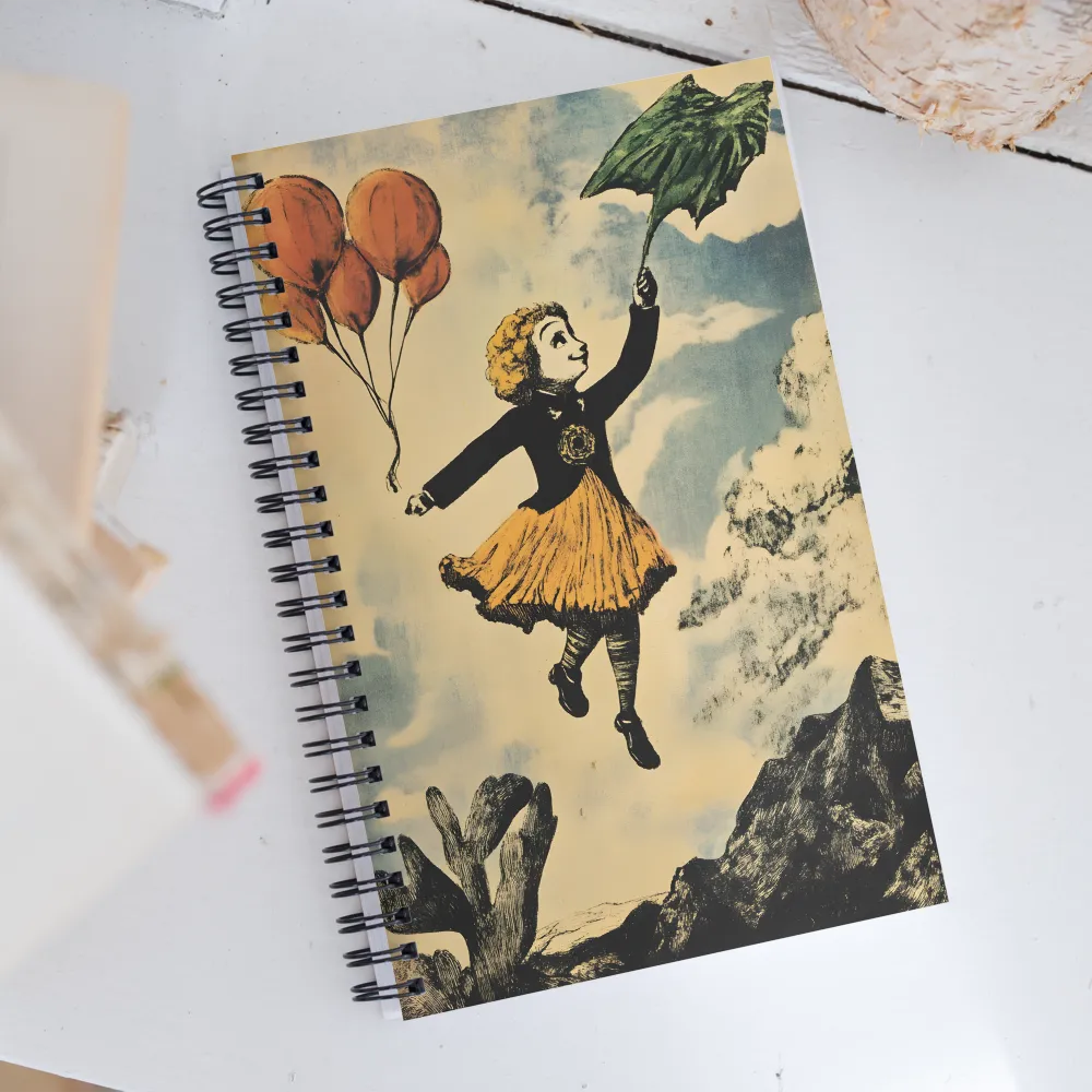 The Flight of Imagination | Spiral Notebook