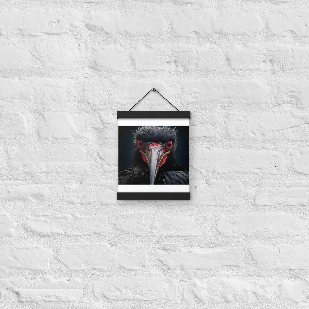 Gaze of the Abyss | Poster With Black Wood Hanger | 8″×10″