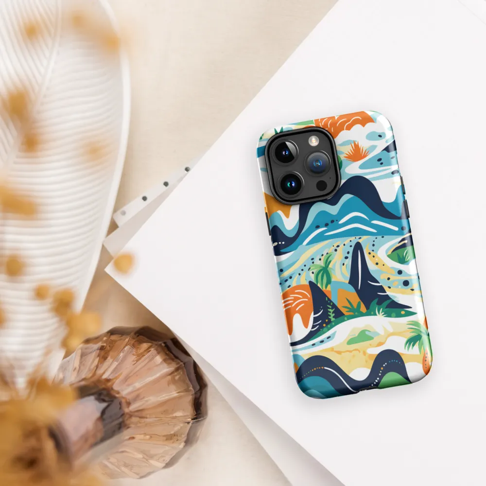 Abstract Tropical Landscape