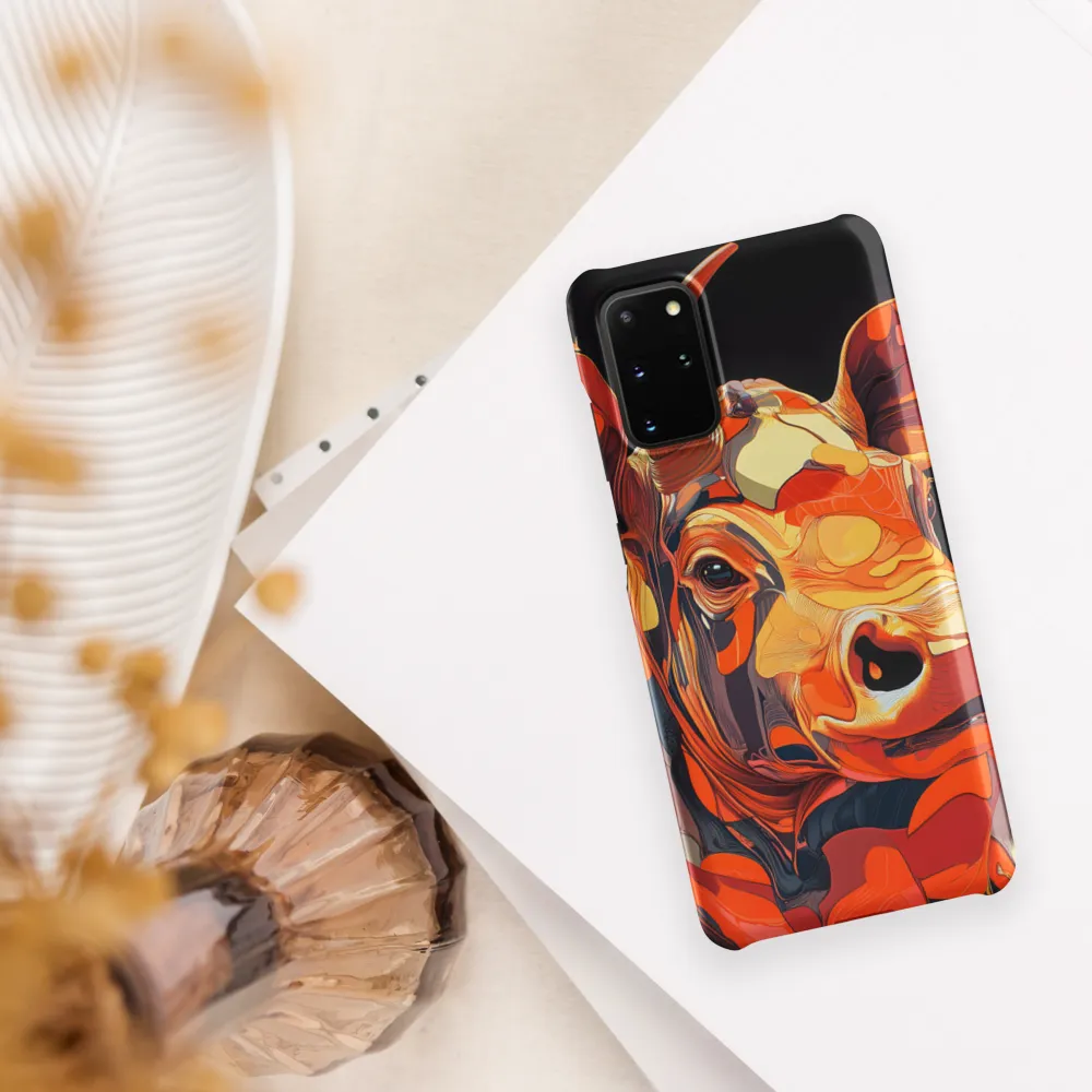 Modern Serenade: The Vibrant Cow