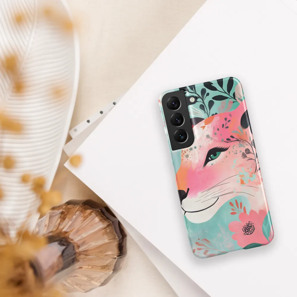 Whimsical Majesty: A Floral Lion