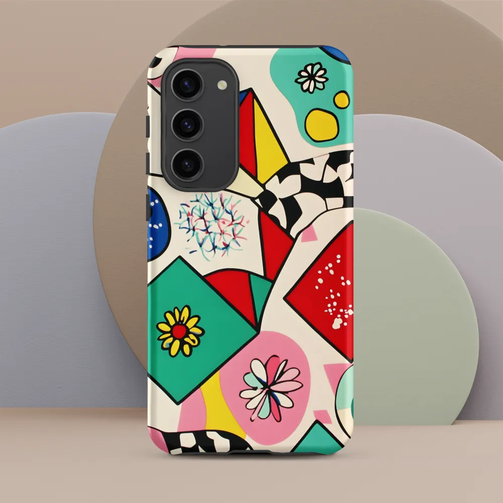 Joyful Geometry: A Playful Dance of Shapes and Colors