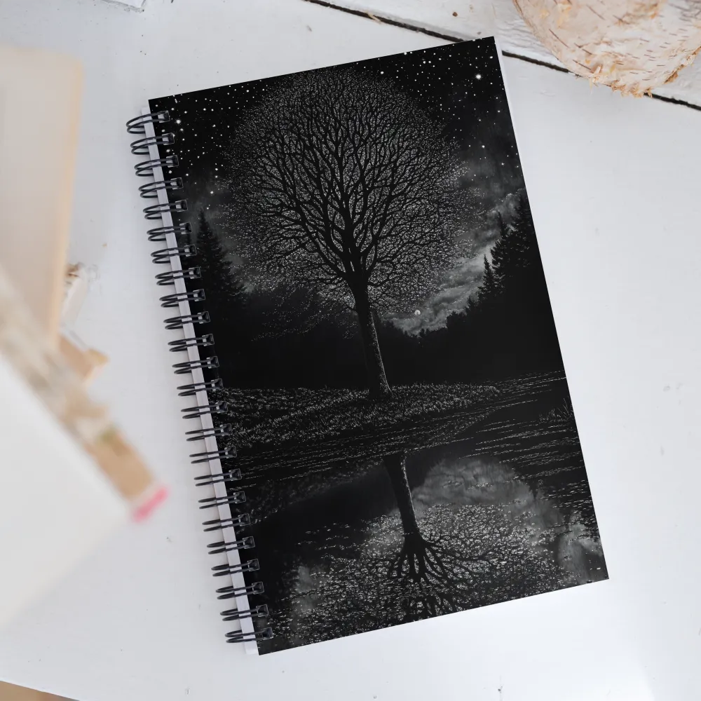 Reflections of Night | Spiral Notebook