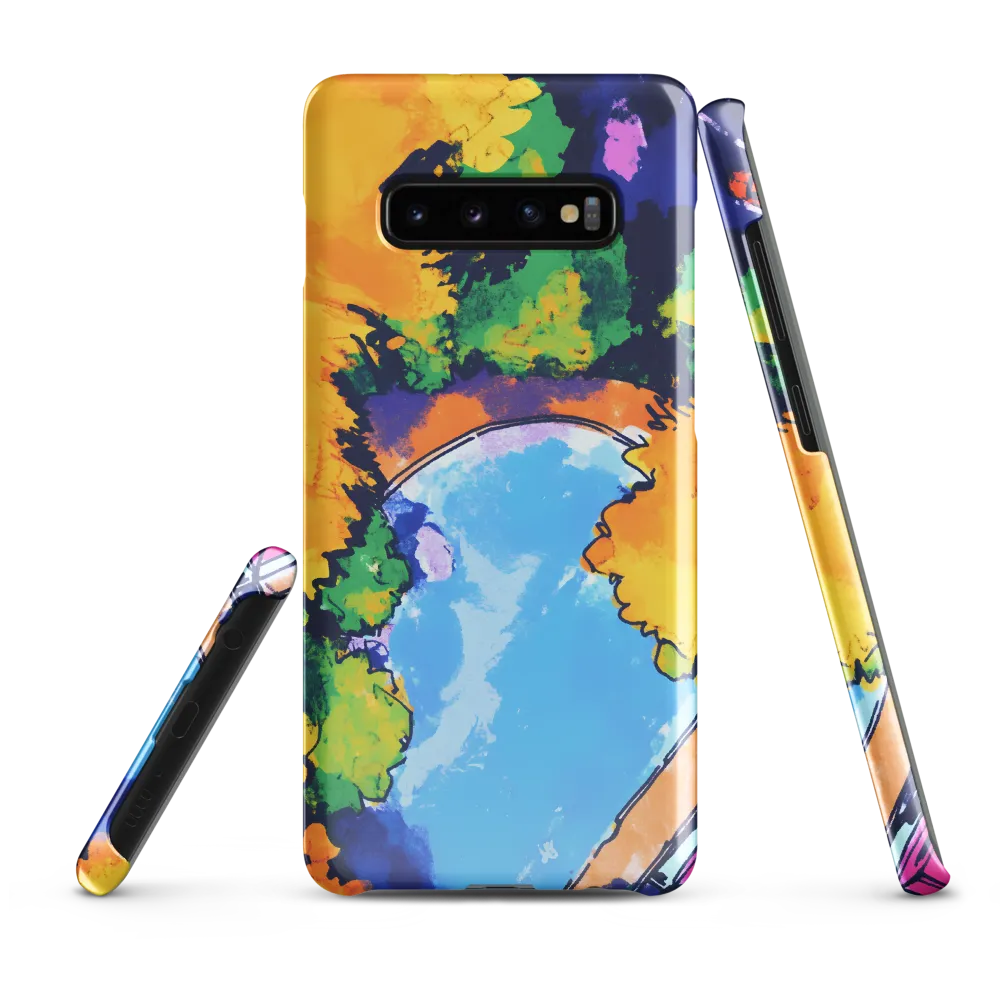 Vibrant Waterscape | Phone Case |  S10 Plus | Snap Case | Glossy