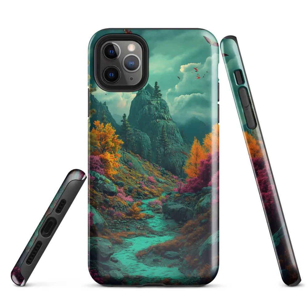 Ethereal Landscapes: A Journey Through Color | Phone Case |  11 Pro Max | Tough Case | Glossy