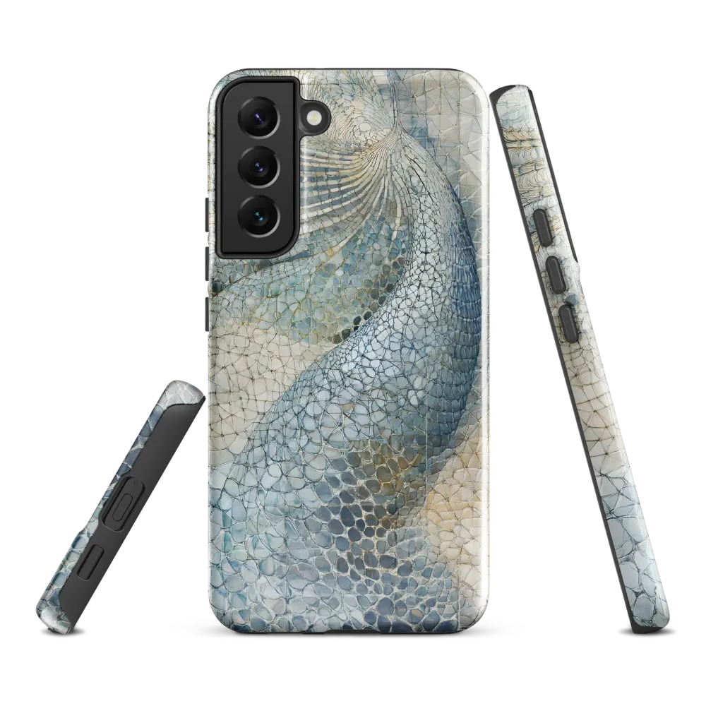 Fluid Geometry: A Dance of Patterns | Phone Case |  S22 Plus | Tough Case | Glossy