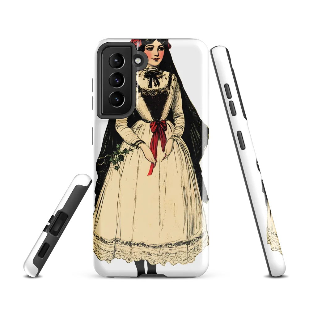 Elegance in Tradition: A Folk Portrait