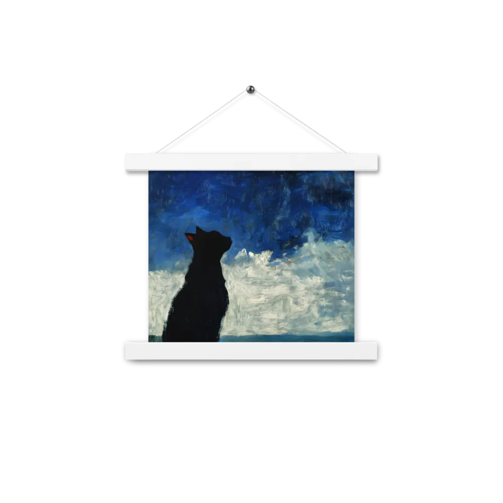 Serenade of the Night | Poster With White Wood Hanger | 10″×10″