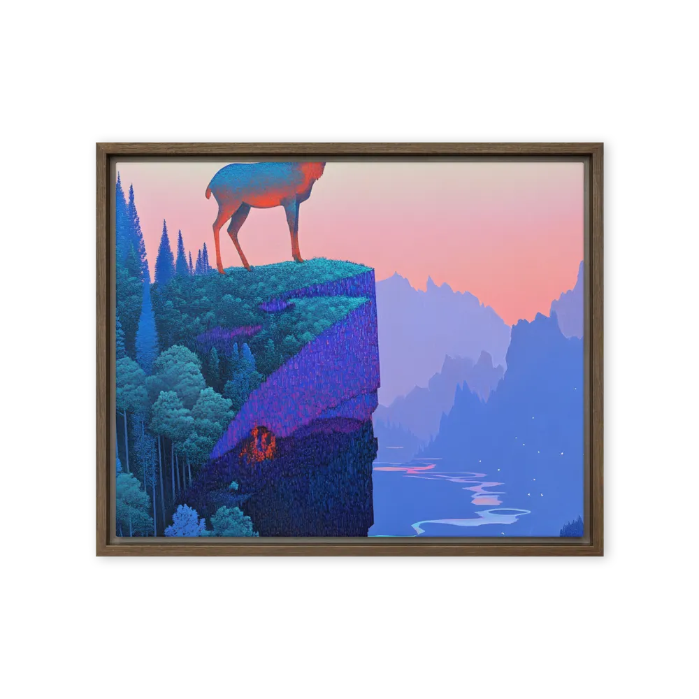 Majestic Refuge | Canvas with Brown Frame | 16″×20″
