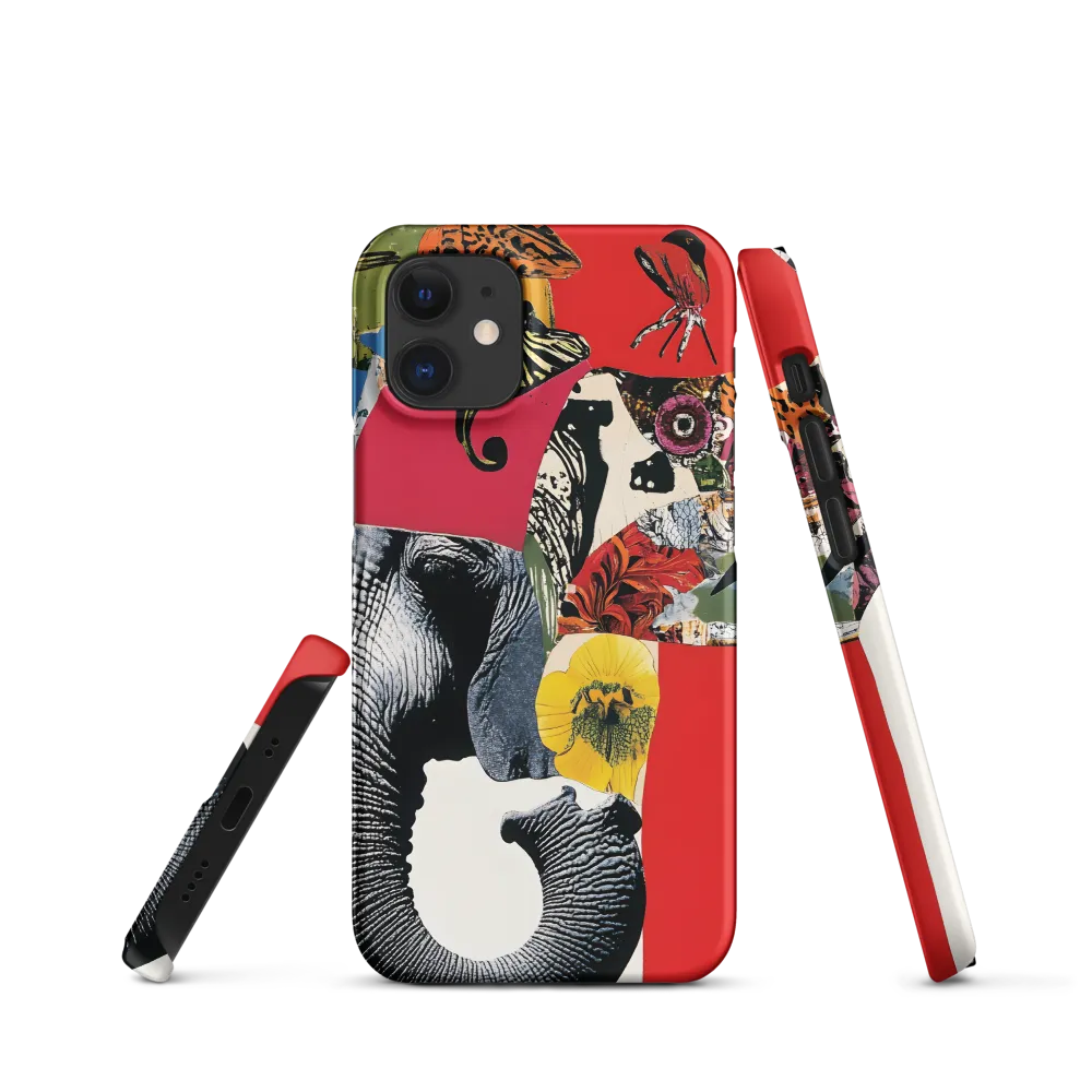 Whimsical Elephant: A Vibrant Collage of Life
