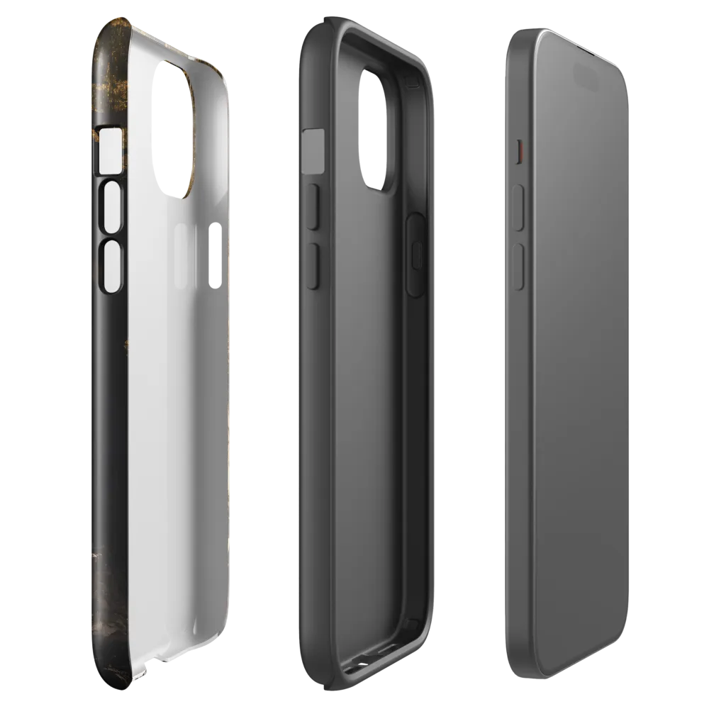 Golden Elegance: A Modern Profile Portrait