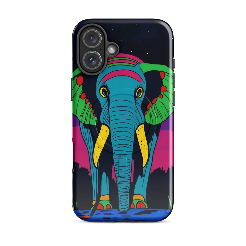 Whimsical Majesty: The Vibrant Elephant