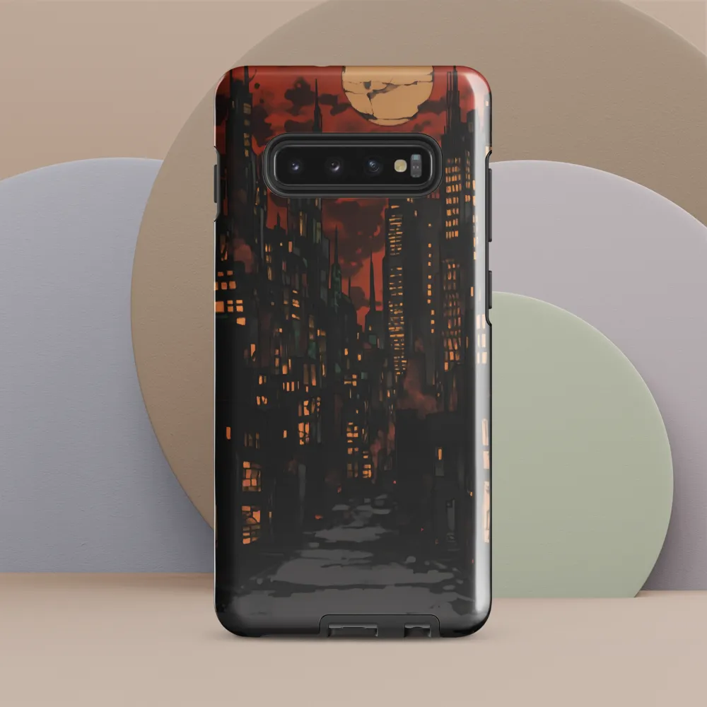 City of Shadows: An Urban Nocturne | Phone Case |  S10 Plus | Tough Case | Glossy