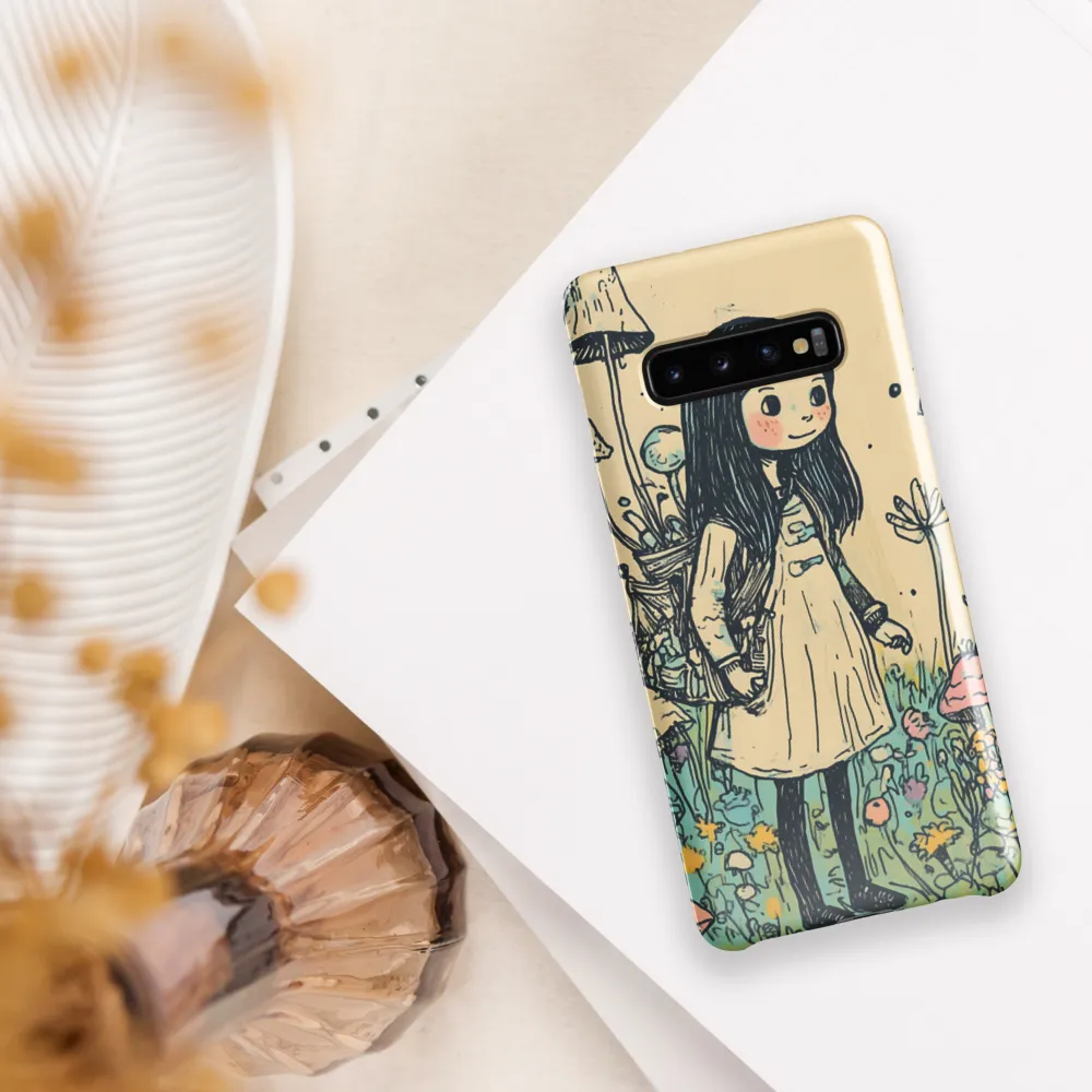 A Whimsical Journey Through a Colorful Meadow | Phone Case |  S10 Plus | Snap Case | Glossy