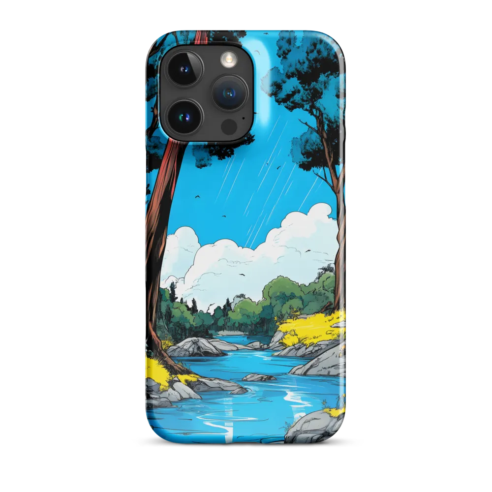 Tranquil River in a Comic Landscape
