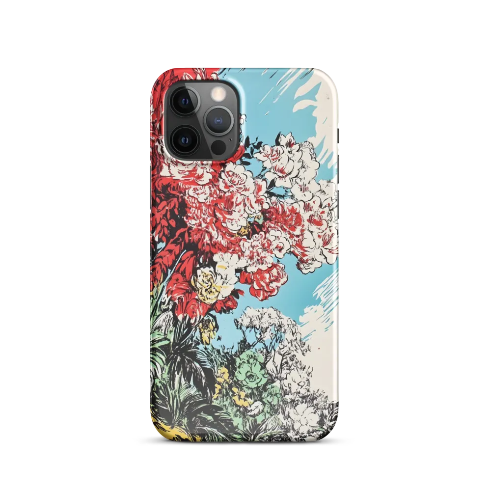 Floral Symphony in Bold Colors | Phone Case |  12 Pro | Snap Case | Glossy