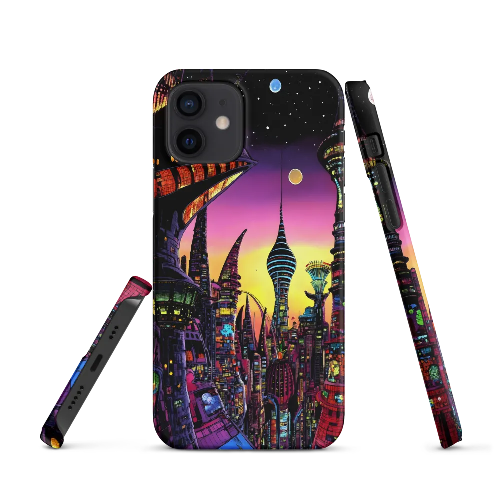 Futuristic Cityscape at Dusk