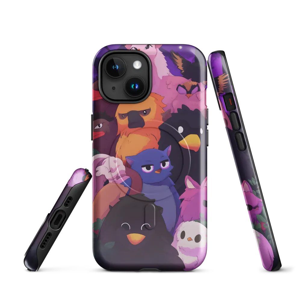 Whimsical Avian Gathering