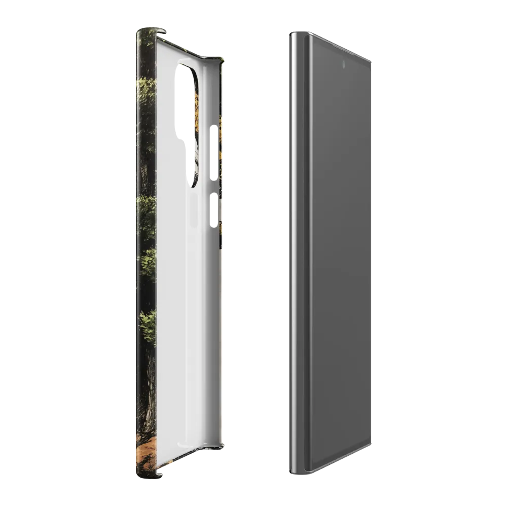 The Whispering Skull: A Surreal Encounter with Nature | Phone Case |  S22 Ultra | Snap Case | Glossy